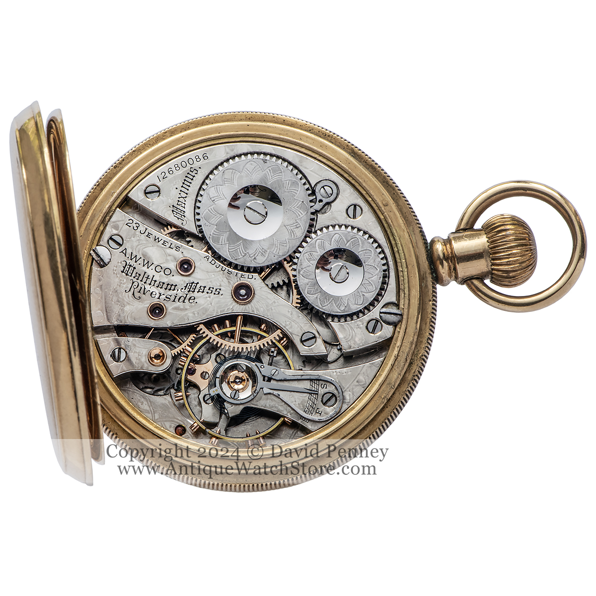 ウオルサム懐中時計　鉄道 ウォルサム アンティーク懐中時計 鉄道時計 【1905年製】